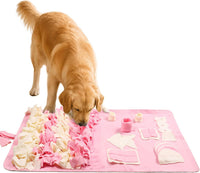Snuffle Mat for Dogs: Slow Food Interactive Experience – Essentials for Dogs - Pink / Medium 22x38 inch