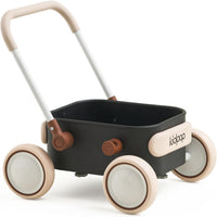 PULA Baby Push Walker with Wheels Toddler Wagon for First Learner - Black