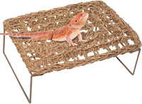 Bearded Dragon Hammock Reptile Tank Accessories Decor Basking - Rectangle