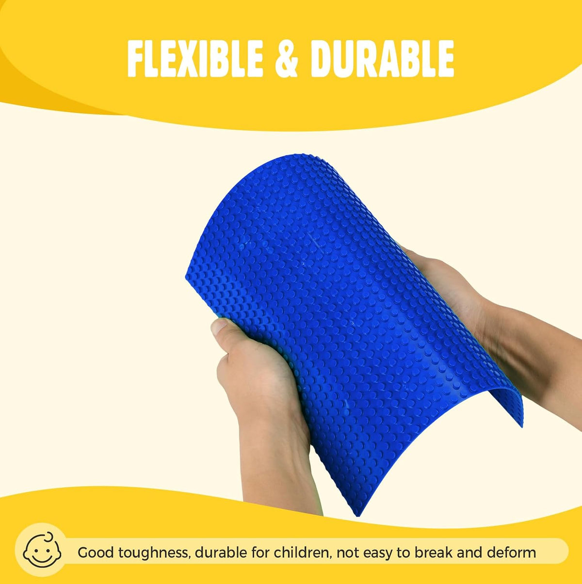 Lekebaby 6 Pack Classic Baseplates 10" x 10" - Blue / 6 Pack - image 4