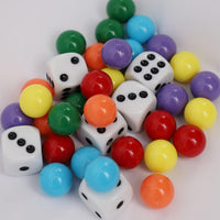 30 Wahoo Board Game Replacement Marbles 5 Each of 6 Colors - 0.55 inches - image 2