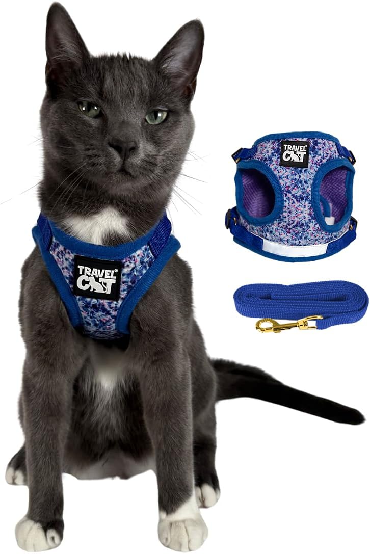 Travel Cat Harness and Leash Set - Small / Groovy Cat
