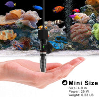 25Watt Mini Aquarium Heater, Submersible Betta Heater – Essentials for Fish - image 3