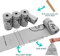 Dog Poop Waste Bags Holder with LED Flashlight - 1 Count (Pack of 13) / Mint Green - image 3