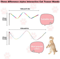 Cat Wand Toys Interactive Kitten Toys for Indoor Cats-2Pcs – Essentials for Cats - 2 PCS - image 2