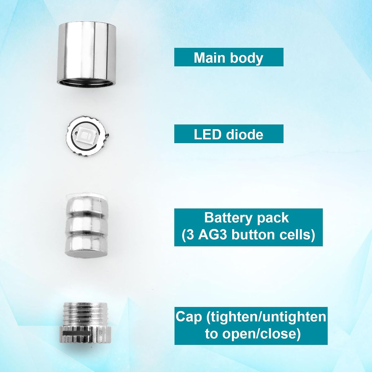 10pcs Mini Led Lights for Craft - Blue / 20 - image 3