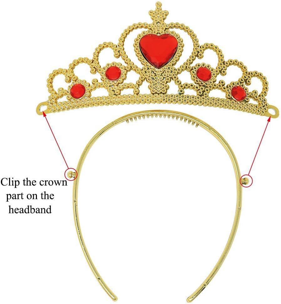 Princess Anna Costume Dress up Accessories for Girls Anna Cosplay - Gold - image 4