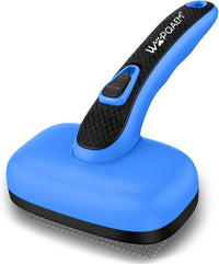 Self Cleaning Slicker Brush for Dog and Cat Shedding – Essentials for Dogs - Blue