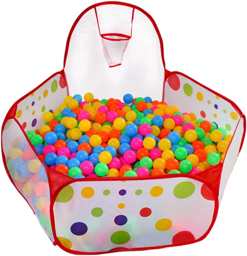 Kuuqa Ball Pit Play Tent with Basketball Hoop for Kids Toddlers