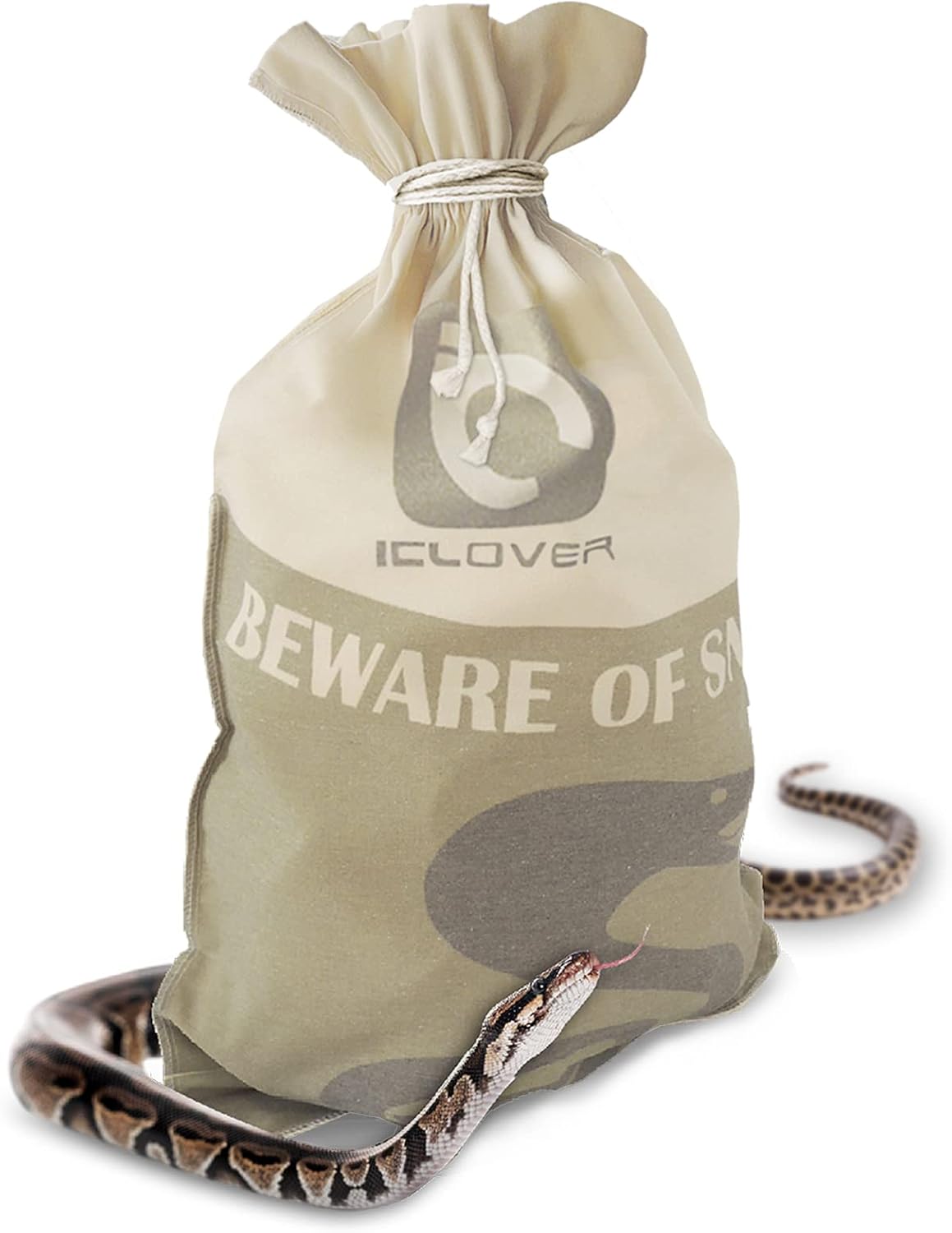 IC ICLOVER Snake Reptile Bag with Drawstring