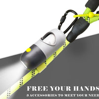 Dog Poop Bag Holder Dispenser with LED Flashlight – Essentials for Dogs - Light Grey - image 2