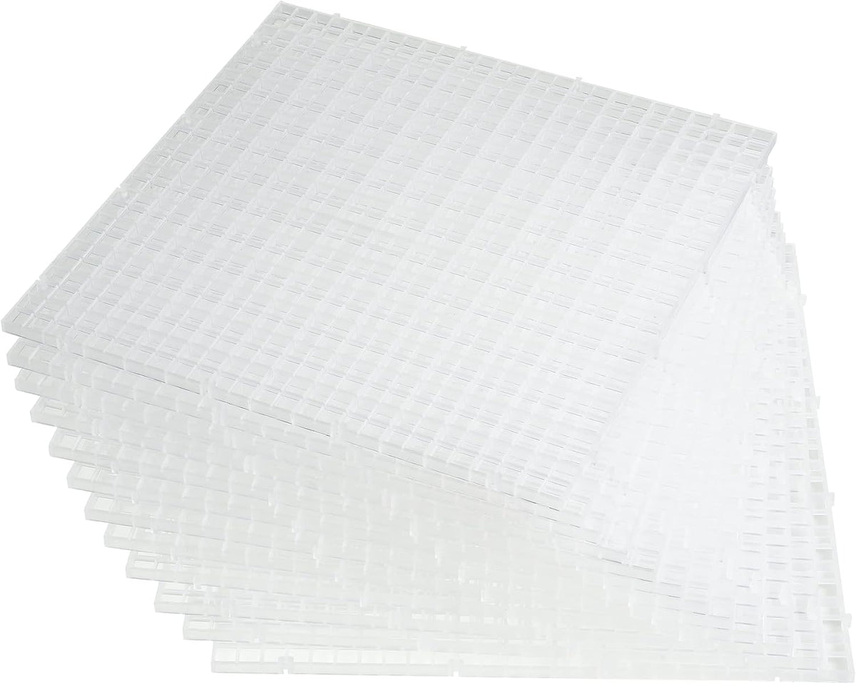 12 Pcs Aquarium Fish Tank Divider Plastic Egg Crate, L – Essentials for Fish - L 12pcs