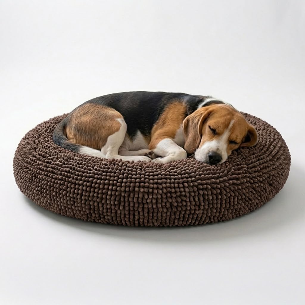 Muddy Mat Cloud K-9 Dog Beds for Small Dogs & Cats - Medium (35''X35'') / Chocolate Brown
