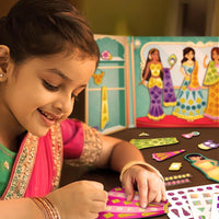 Imagimake DIY Magnetic Dress-Up Princess - Indian Princess - image 3