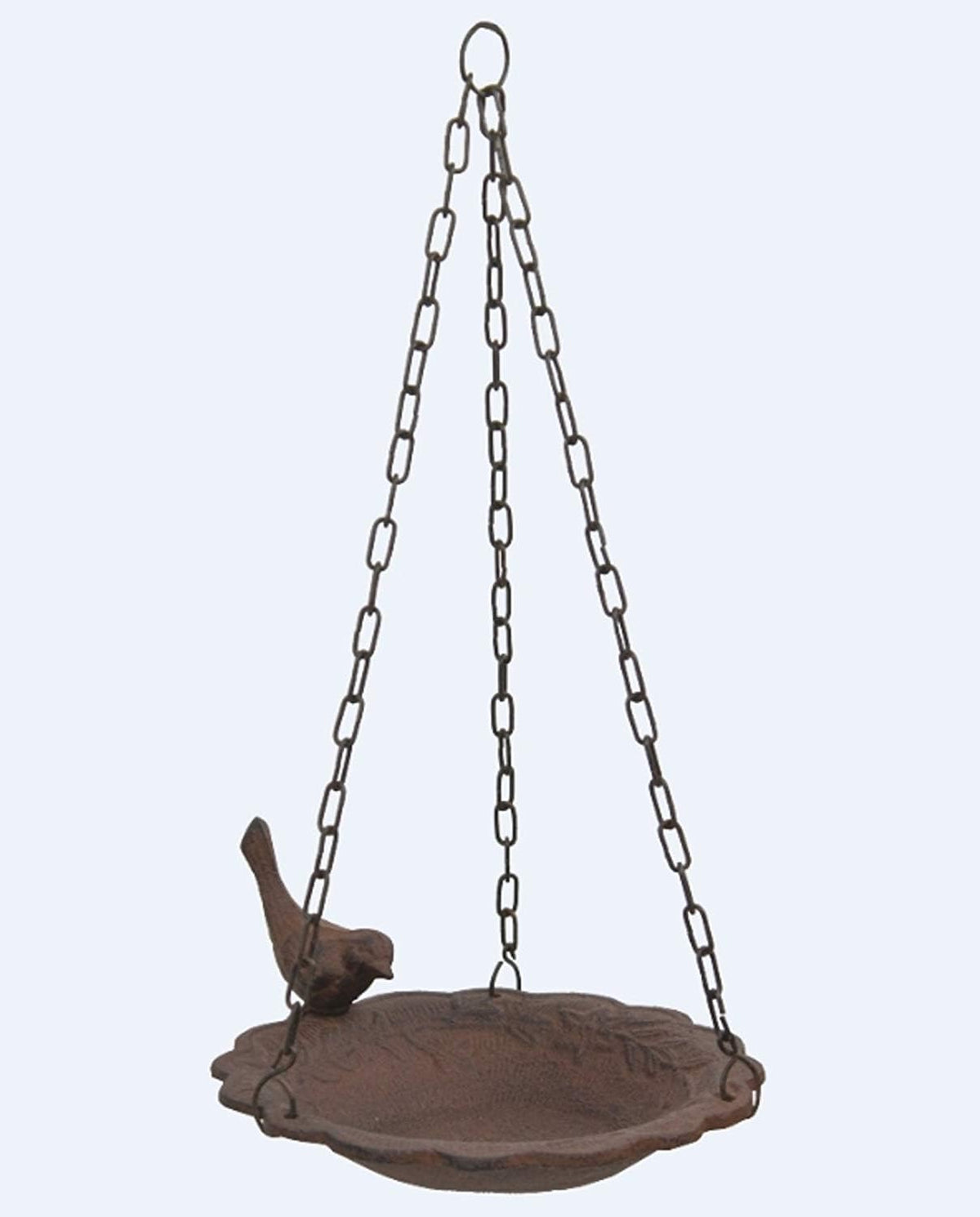 Hanging Birdbath Feeder Cast Iron Patio Garden Yard – Essentials for Birds - image 2