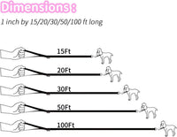 Hi Kiss Dog/Puppy Obedience Recall Training Agility Lead - 100 Feet / T7:Large Dog Thicken pink - image 3