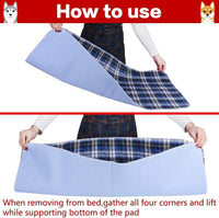 Dog Grass Pad with Washable Pee Pads for Puppy Potty Tray - Red & Blue / 31" x 36" (2 Pack) - image 4