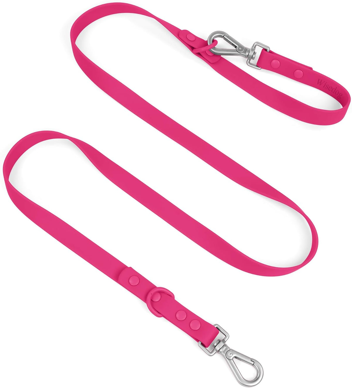 Wisedog Waterproof Dog Leash - 5 ft × 3/4 in / Rose Violet