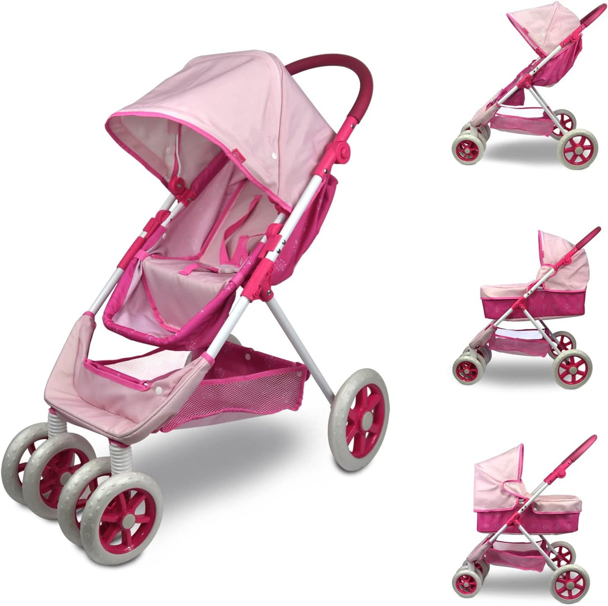 Anivia Stroller Toy Collection Doll Stroller Baby Doll Accessories - XRF-DA207pink - image 2