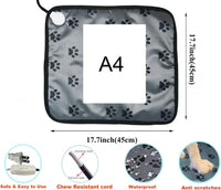 Extra Large Pet Heating Pad for Dogs - Printfoot / 17.70X17.70 inch - image 2