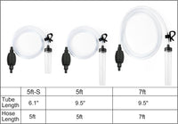 Laifoo 5ft-S Aquarium Siphon Vacuum Cleaner for Fish Tank Cleaning - 5ft-S - image 2