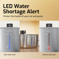 Wireless Cat Water Fountain Filter - Black Cat Fountain+1 Set Filter - image 2