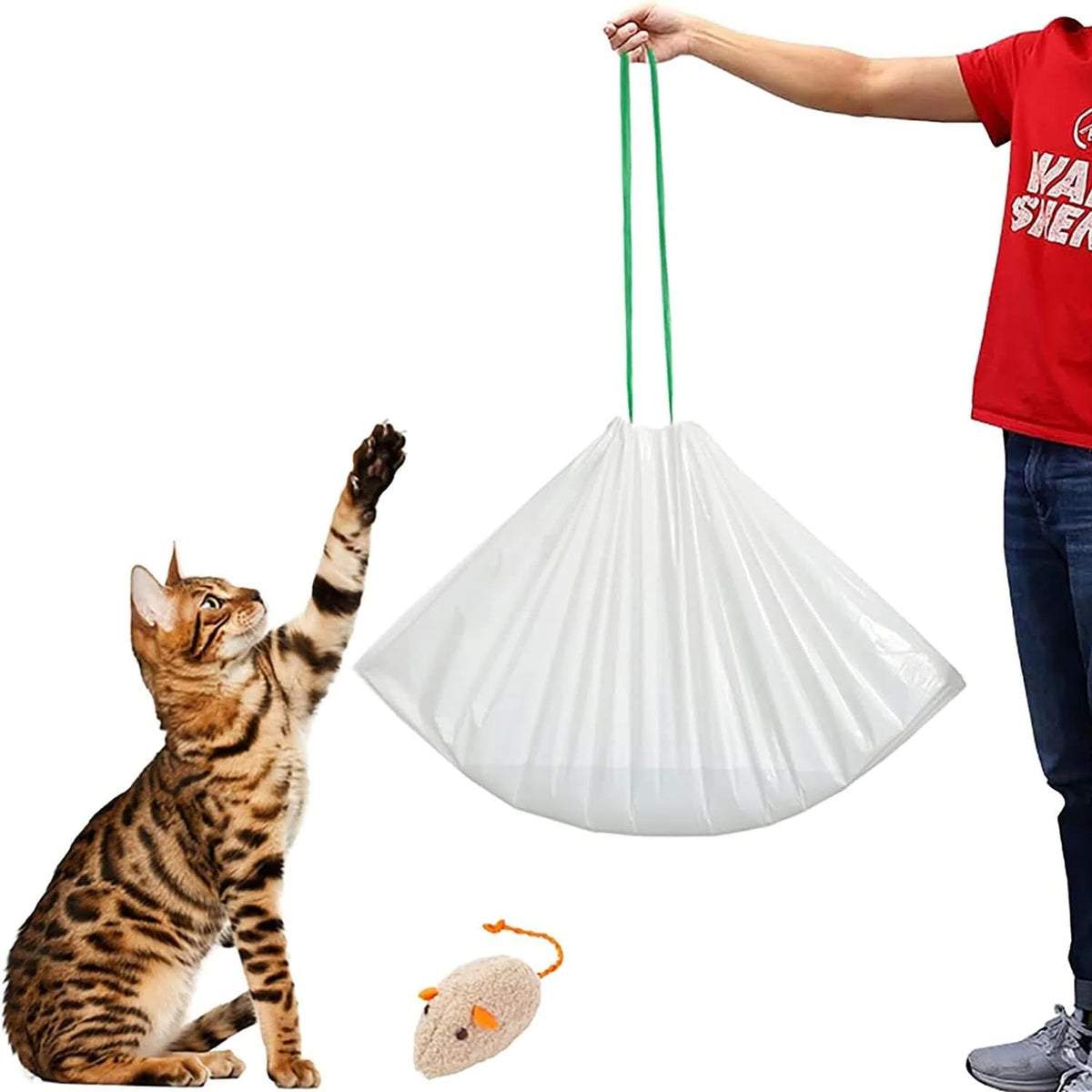 40 Count Cat litter Box Liners - 20 Count (Pack of 1) / 41" x 19"