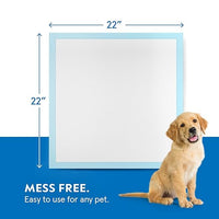 Puppy Pads Pet Pee Pads for Dogs & Puppy Training [100-COUNT] Potty Pads for Dogs 22" x 22" Leak-Proof Dog Pee Pads - Quick-Dry Surface - Heavy Duty Absorbent Disposable Dog Wee Pad Bulk Pack