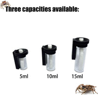 Jumping Spider Water Dispenser, Magnetic Hanging Feeder - Black / 10ML - image 4