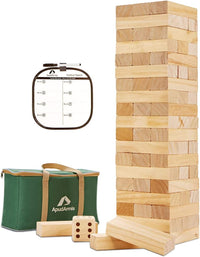 ApudArmis 60 Pcs Tumble Tower - Burlywood / L-Stack to 5 FT