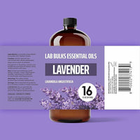 (2-Pack) Lavender Essential Oil for Diffusers, Candles, Hair, Spray, Home – 16 oz Bulk