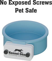 Dog Crate Water Bowl No Spill - Light Blue - image 4