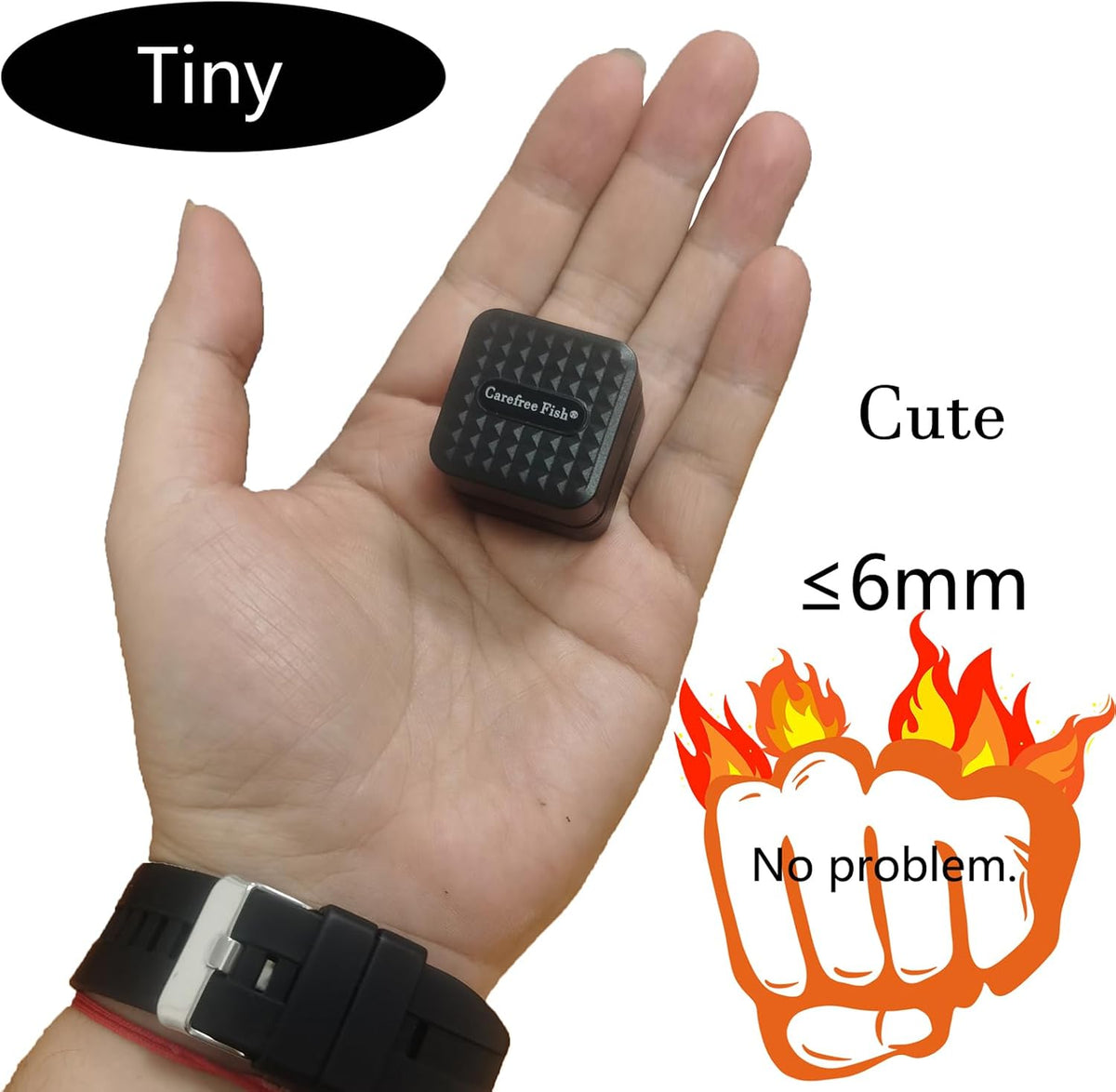 Aquarium Small Magnetic Cleaner for Glass Fish Tank Algae Scraper - Mini / Black - image 3