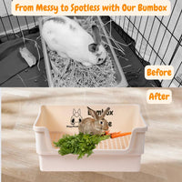 HoppScotch.bun Bumbox Deluxe Rabbit Litter Box - X-Large / Cream - image 4