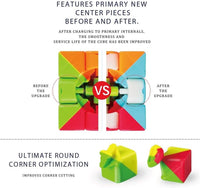 Speed Cube 3x3, Warrior W Magic Cube 3x3x3, 3D Puzzles Toys - image 2