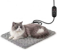 Outdoor Pet Heating Pad for Dogs - S：17.7 x 17.7-Gray