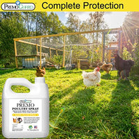 Poultry Spray 128 oz | Plant Based Natural Non-Toxic | Premo Guard
