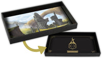 Forged Dice Co. Dice Tray 14" - Black Tray W/ Lost Outpost Mat