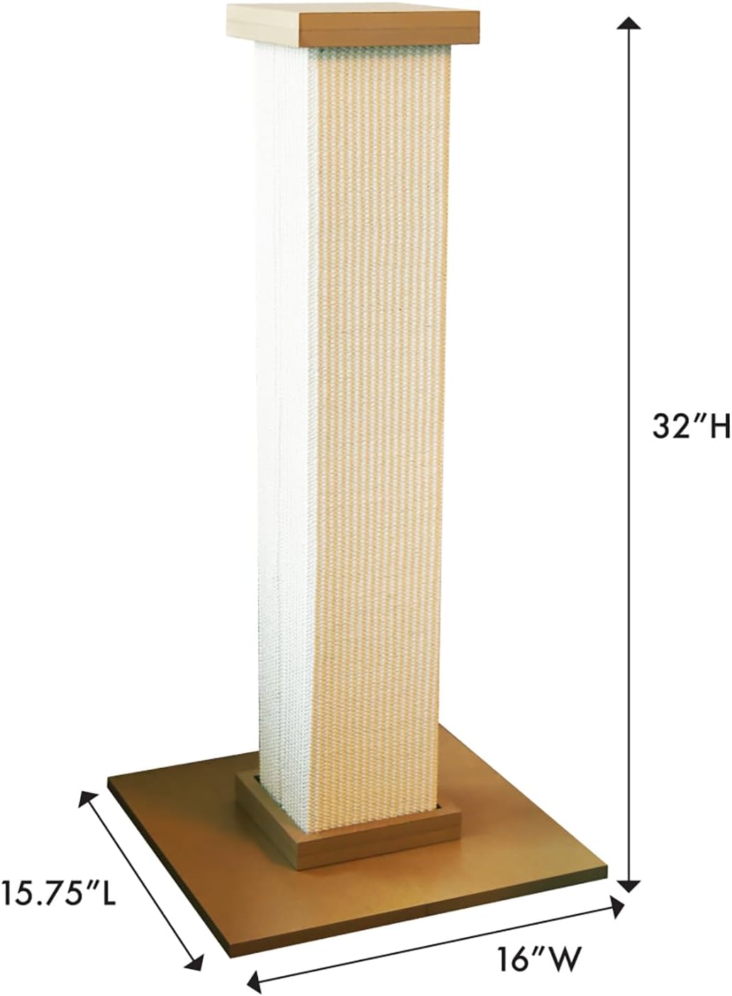 SmartCat Pioneer Pet Ultimate Scratching Post – Essentials for Cats - Beige - image 2