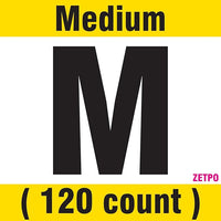 zetpo Cat Nail Caps | Cat Claw Covers | with Adhesives and Applicators (M, 12x Colors/Leo | 120 pcs)