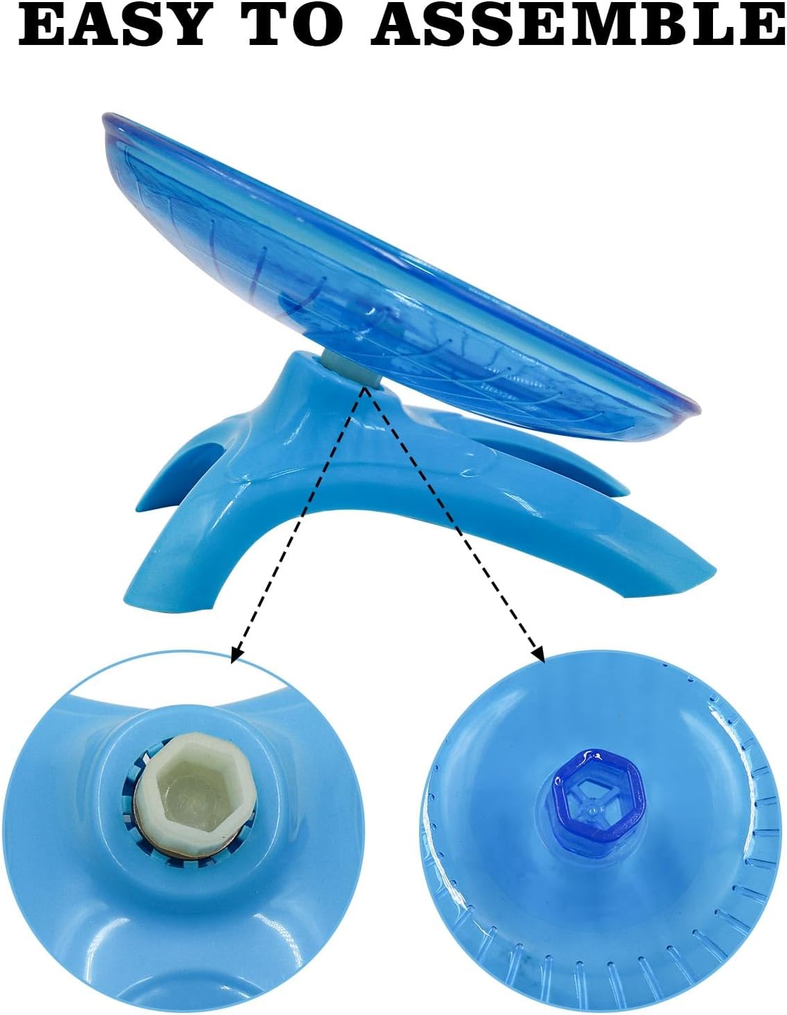 Hermit Crabs Wheel Toy, Hamster Running Wheel Toys - Large / Blue - image 4