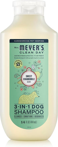MRS. MEYER'S Clean Day 3 in 1 Dog Shampoo, Sweet Chamomile Scent, 14oz