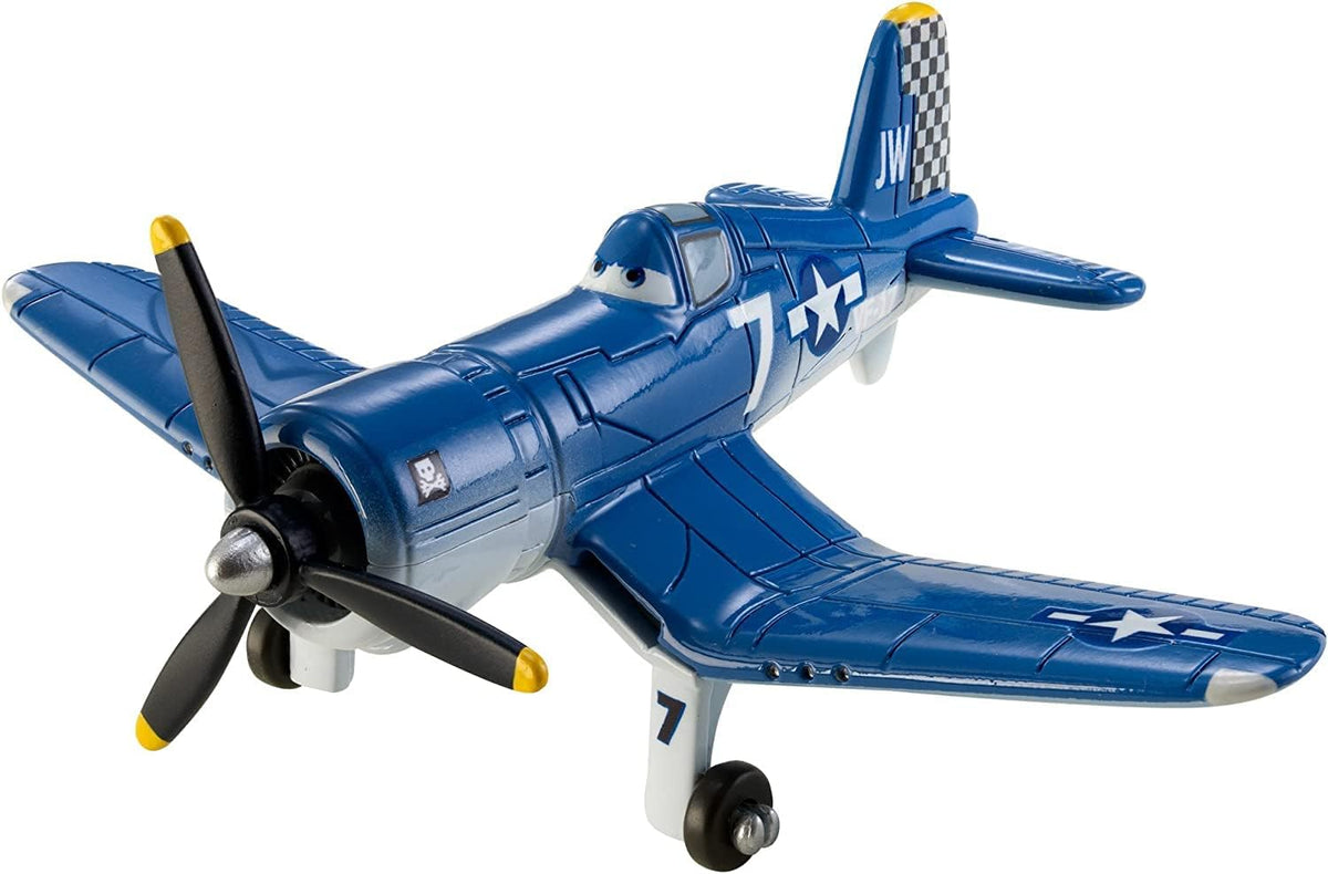 Dusty Crophopper No. 7 metal diecast toy plane, 1:55 scale model - view 2