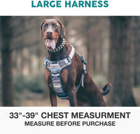 Embark No Pull Dog Harness, Reflective Adjustable Training Vest - L / Baja - image 2