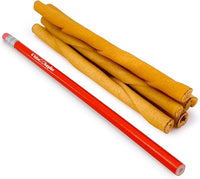 ValueBull USA - Rawhide Twists for Small Dogs, 5 Inch, Smoked, Varied Thicknesses, 500 Count Bulk Pack - Natural & Safe, USA Beef Hide, Long Lasting, Chemical Free, No Artificial Flavors