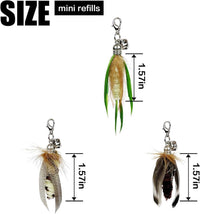 TTcat 3 Pack Grasshopper Cat Wand Refills - 3Pcs (Mini Insects) - image 4