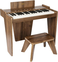Kids Piano Keyboard, 37 Keys Digital Piano for Kids - Walnut Plus
