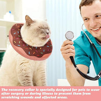 BINGPET Soft, Adjustable Protective Cat Cone Collar Alternative - Cute Surgery Recovery Suit for Kittens and Puppies - Prevents Licking Wounds