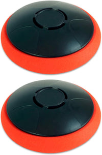 Rechargeable Hover Air Hockey Puck and Paddles - orange