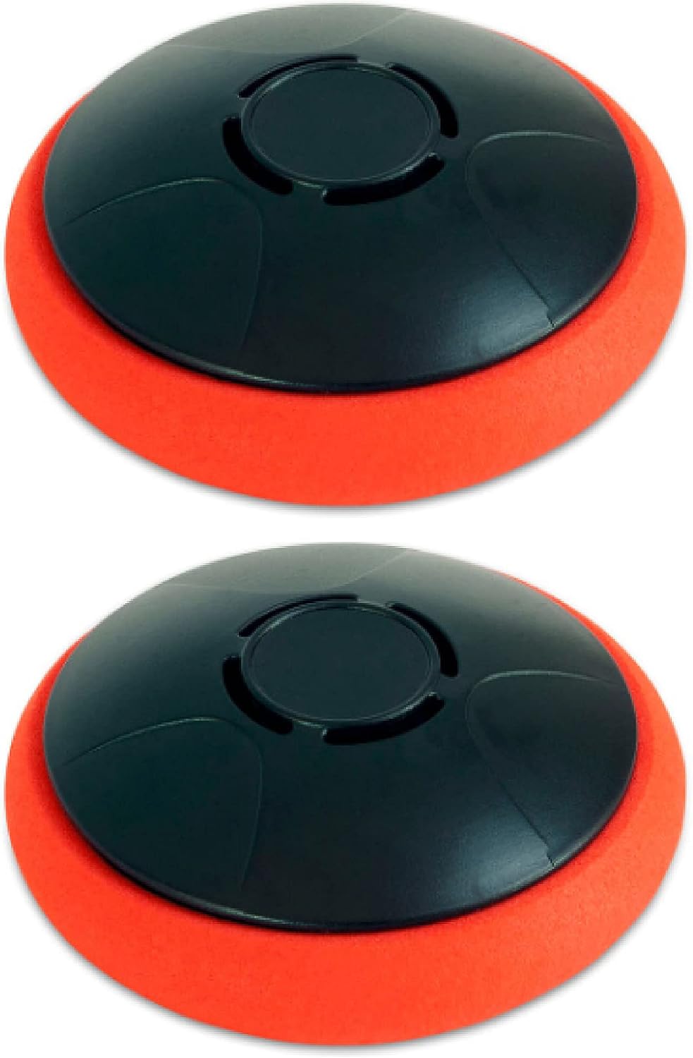 Rechargeable Hover Air Hockey Puck and Paddles - orange
